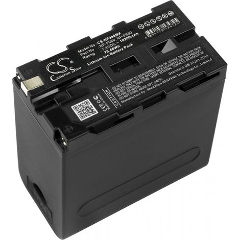 7.4V 10.2Ah Li-ion NP-F975 Batería para Sony DCR-TRV735K + USB