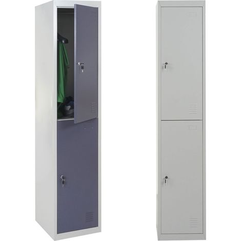 Caisson à roulettes Boston T851, placard à tiroirs en acier, 69x28x44cm 6 tiroirs gris foncé (1/5)
