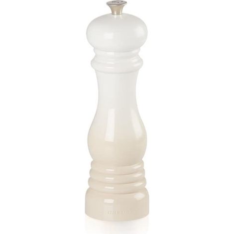 Moulin à Sel Classique Réglable, Plastique ABS Résistant aux Éclats, Anticorrosion, 21 cm, Meringue, 44002217160000 (1/2)