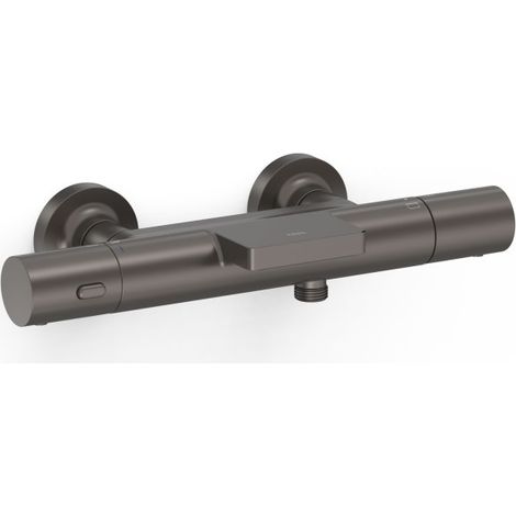 Robinet thermostatique mural pour baignoire et douche Over-wall Graphite - TRES 19017412GR