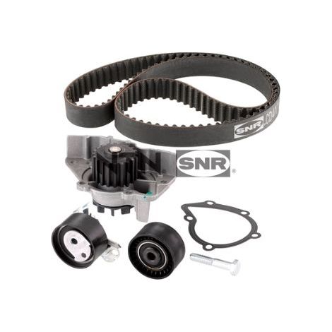 Kits de distribution avec pompe à eau - KDP459.370 - SNR - Compatible avec véhicule Peugeot, Citroen