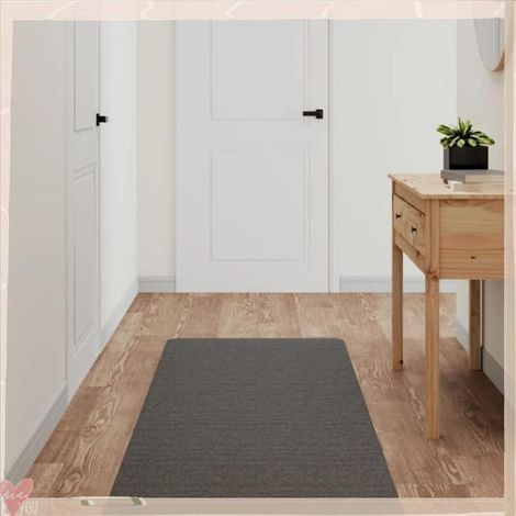 355804 Tapis de couloir anthracite 60x180 cm (1/5)