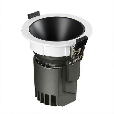 25-W-LED-COB-Einbaustrahler mit Blendschutz, dimmbar, Aluminium, für Wohn- und Gewerbebereiche, 6000 K (1/5)