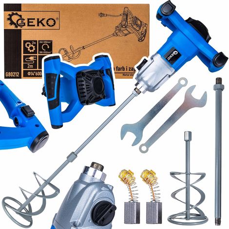 Mezcladora eléctrica para pinturas y morteros 1600W 2 velocidades (2) (1/5)