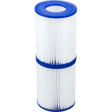 Lot 2 cartouches filtre piscine – Type II – pompe à filtre – référence 58094 – accessoires (1/5)