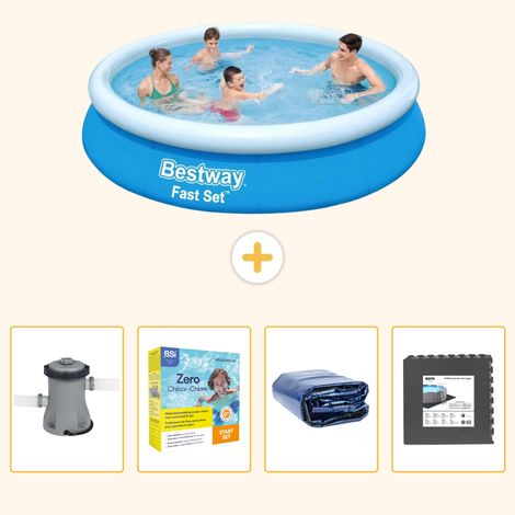 Bestway Bestway Fast Set Ronde - 366x76 cm - 5-pièces S285 (1/5)