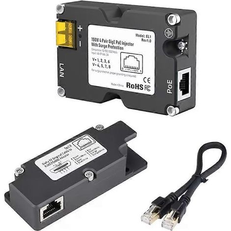 Adaptateur d'antenne CB1 pour câble Starlink V2 DISHY, adaptateur RJ45 pour câble de conversion Starlink 12 V/24 V et connexion (1/5)