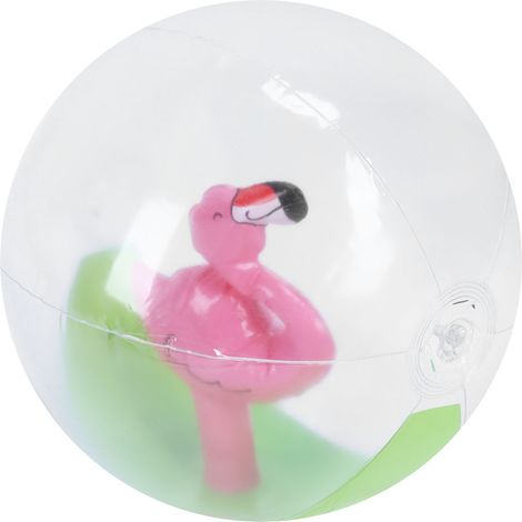 Ballon de plage gonflable 3D transparent dessin animé, jouet de jeu pour fête estivale piscine plage (1/5)