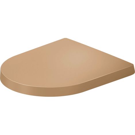 Siège de WC Balcoon Duravit, en forme de D, amovible, avec