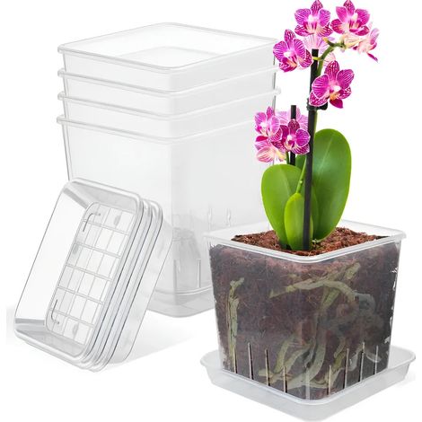 Pot à bonsaï décoratif avec évier pour bonsaï, 4 unités (1/5)