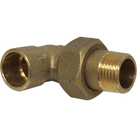 Coude union 3 pièces 98 GCU mâle 1/2" (15/21) - Tube Cuivre Ø18 - Arcanaute (1/4)