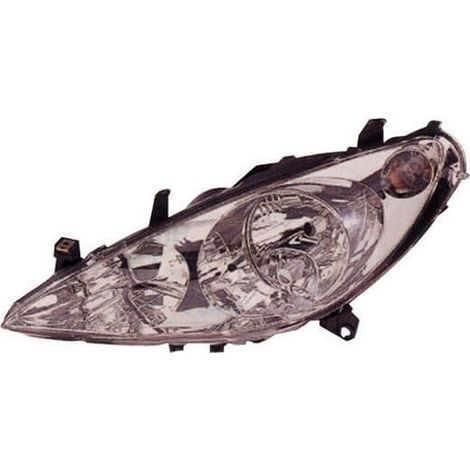Phare avant gauche H7/H1/H1 Peugeot 307 phase 1 2001-2005