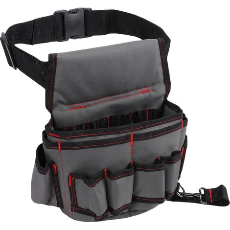 Pochette de Ceinture à Outils, Ceinture d'Électricien à Boucle Rapide, Sac à Waist Réglable, Tissu Oxford 600D pour Électriciens, Charpentiers, Plombiers, de Travail (1/5)