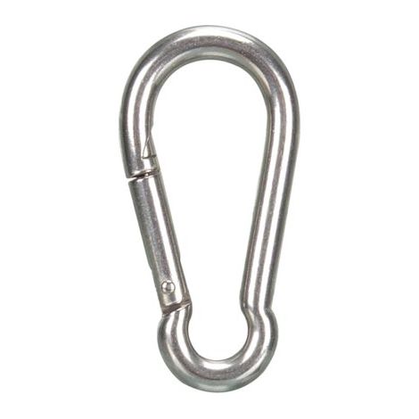 Moschettone - acciaio inox - ø 8 x 80 mm