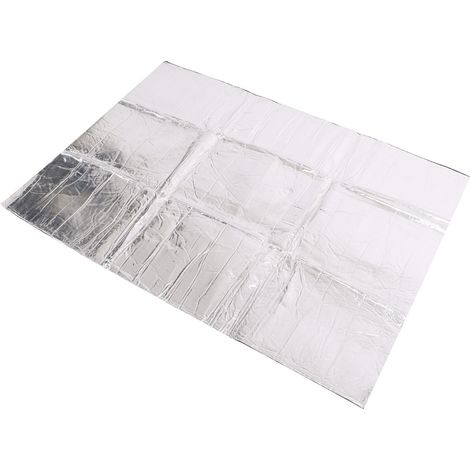 Tapis isolant thermique et acoustique pour capot moteur automobile, universel, 1,4 x 1 m, épaisseur 5 mm, atténue bruits et chaleur (1/5)