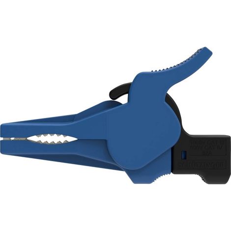 Schützinger SAK 9230 Ni / BL Morsetto a clip/coccodrillo isolato Presa Blu