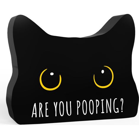 Décorations pour salle de bain sur le thème des chats noirs, pour votre confort. (1/5)