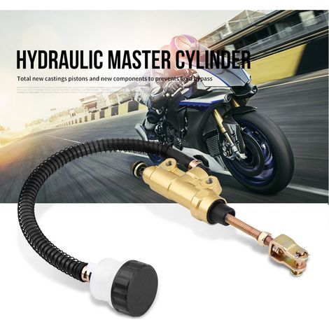 Hauptbremszylinder-Ausgleichsbehälter, goldfarben, für Honda CR125, CR250 und CBR600 (1/5)