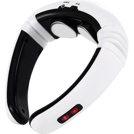 Appareil de massage cervical intelligent électromagnétique, coussin en forme de U avec infrarouge pour physiothérapie du cou (1/5)