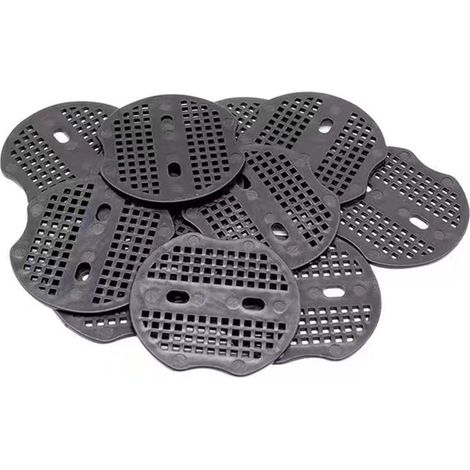 SABIR 100 pièces Pièce Fixe - 7 6.5cm pour Piquets de Fixation en Acier, pour Fixer Le Tissu de Mauvaises Herbes, Les Feuilles de Sol (Noir) (1/5)