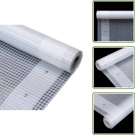 Cubierta de acampada - vidaXL Lona impermeable 260 g/m² 2x2 m blanca - Impermeabilidad