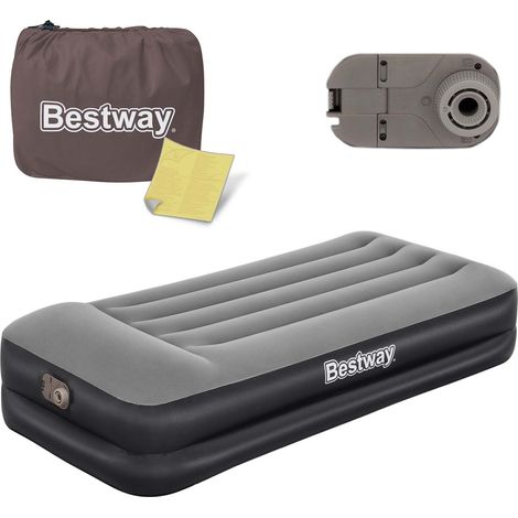 Materasso gonfiabile 191x97x46 cm con pompa elettrica incorporata bestway 67401