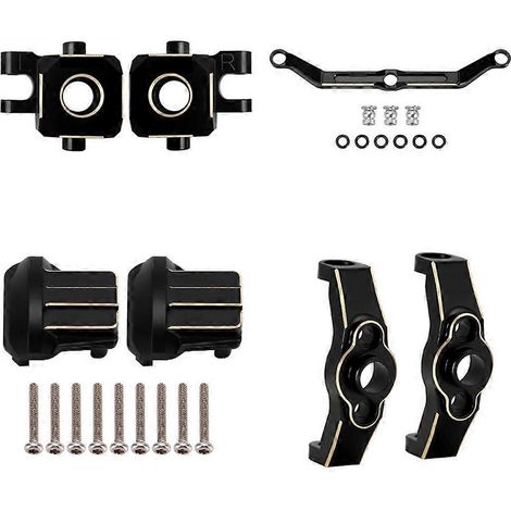 Bloc de direction en laiton TRX-4M pour essieux et couvre différentiel 1/18 RC (1/5)
