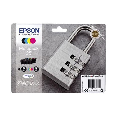 Epson Padlock C13T35864010 Druckerpatrone 1 Stück(e) Original Standardertrag Schwarz, Cyan, Magenta, Gelb (1/2)