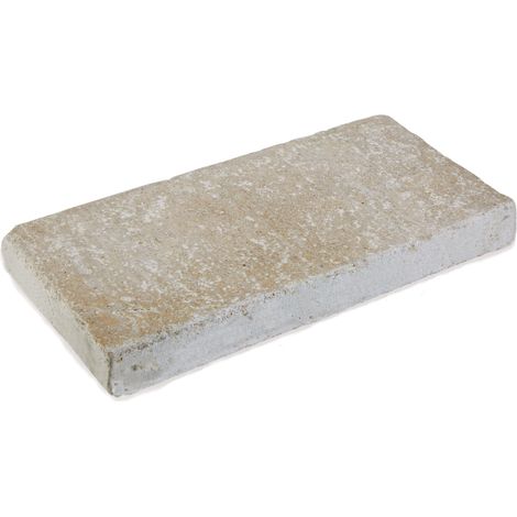 Margelle de piscine Pierre Naturelle Sinai - 70x33x8 cm - Bord droit - Beige Bronze