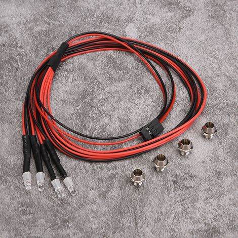 2 Phares LED Avant pour Voiture RC Drift, Kit Éclairage Modélisme Radiocommandé (1/5)