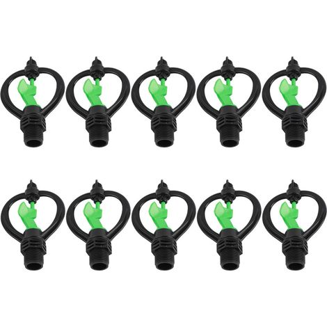 10Pcs Plastic G1/2in Spray Sprinkler Butterflies Rain Shaped Nozzle Agricultural Irrigation