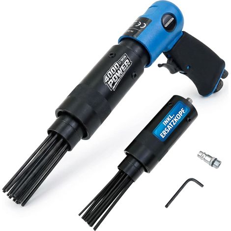 MONZANA® Dérouilleur à aiguilles pneumatique 4.000 tr/min air 260 L/min décapeur burineur
MONZANA® Dérouilleur à aiguilles pneumatique 4000 tr/min 260 L/min tête de rechange incluse décapeur burineur