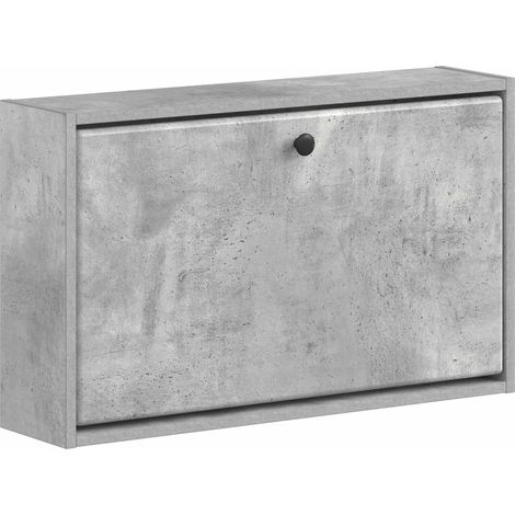 Wall-Mounted Shoe Cabinet BREDA 71 x 17 x 43 cm Engineered Wood vidaXL (1/5)