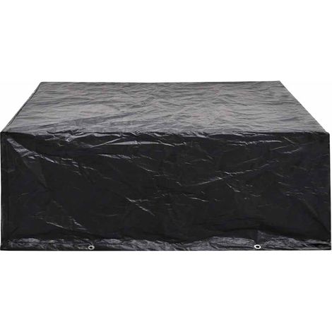 vidaXL Cubierta para muebles de jardín 8 ojales 250x210x90 cm (1/2)