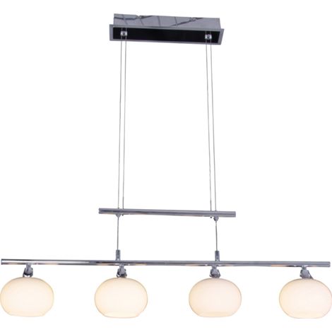 Naeve KEMI Plafonnier suspendu à barre LED chromé 2700 K