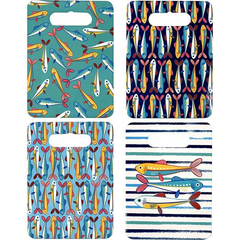 Signes Grimalt Numbamantel -Küche  Salvamantel Fish 4U Salvamanteles Blue 18x24x1cm 29310