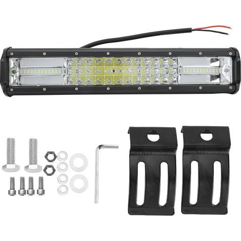 Phare de travail 216W 72LED pour camion voiture, feu de jour de conduite, accessoire de remplacement pratique (1/5)