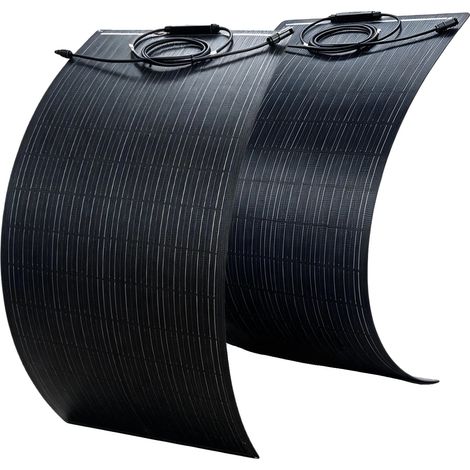 Pannello solare ad alta efficienza, impermeabile, 2 pezzi ETFE 100W (1/2)