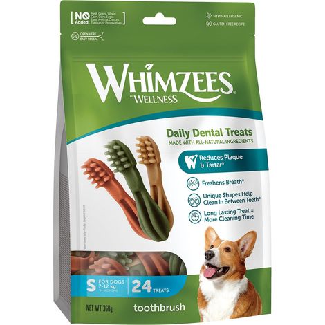 Whimzees Brush Pre Pack 90mm - sml - 65143 (1/5)