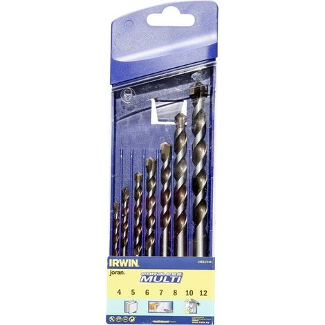 Coffret de Mèche carbure de tungstène 7pcs Forets polyvalent - IRWIN - 10501940 (1/3)