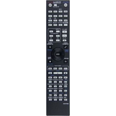 Mando a distancia de repuesto AXD7668 para receptor AV VSX-1123-K AXD7596 AXD7305 AXD7691 AXD7725 SC-57 SC-55 LX58 A/V (1/4)
