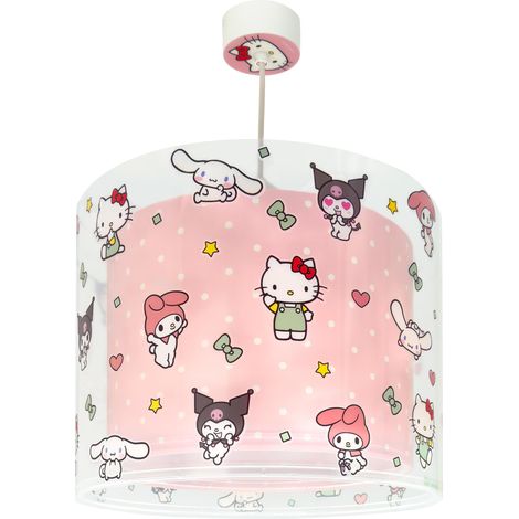 Lustre Chambre Lampe Suspension Enfant 41252, E27, Rose (1/5)