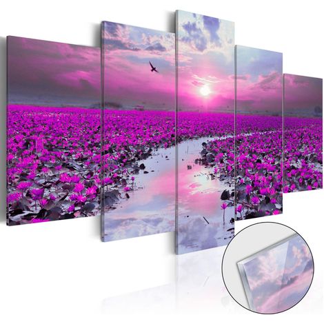 Quadri su vetro acrilico - The River of Magic [Glass] - 100x50 (1/4)
