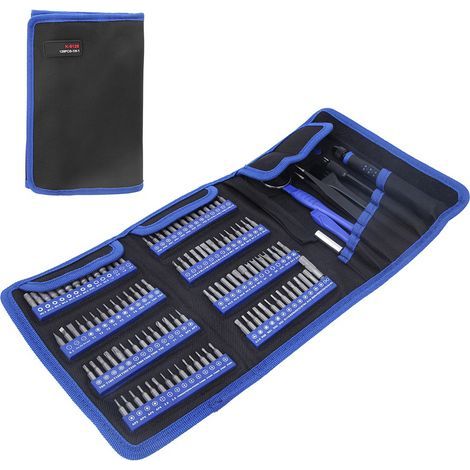 Set mit 126 magnetischen Präzisionsschraubendrehern für die Reparatur elektronischer Geräte (1/5)