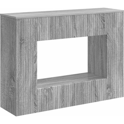 vidaXL  Console Table  Grey Sonoma 101 x 29 x 74 cm Engineered Wood