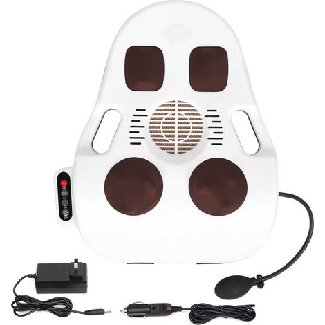 Coussin de massage corporel électrique avec pétrissage et chauffage, vibration apaisante, 100-240V, prise US, pour maison (1/5)