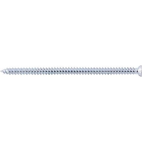 Fischer – Vis à bois pour cadre de fenêtre 72mm – Tête plate T30 – 100 unités – Montage sans cheville – 532927