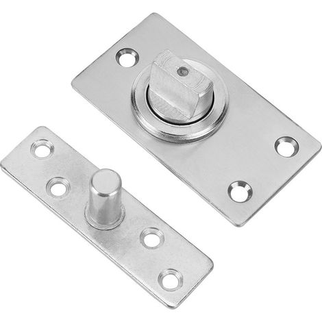 Charnière Pivotante - Acier Inoxydable Et Aluminium Moulé - Rotation 360 Degres Pour Porte Tournante - 1 Unite (1/5)