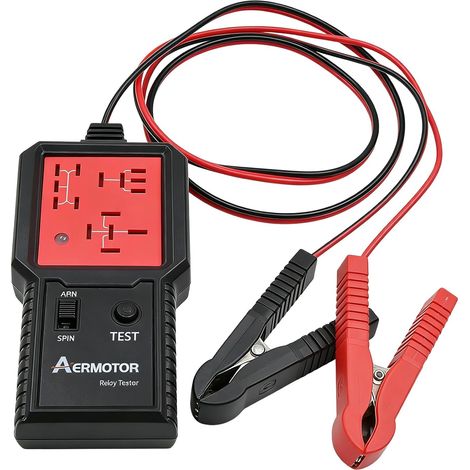 Testeur de relais de voiture 12 V : testeur de relais portable avec clips, outil de diagnostic de relais, appareil de diagnostic, appareil de diagnostic de batterie de voiture (1/5)