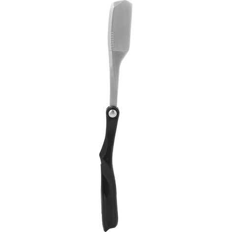 Professionelles Rasiermesser aus Edelstahl, klassisches Rasiermesser ohne Klinge für die traditionelle Rasur (1/5)